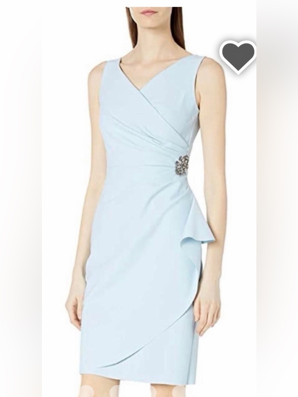 ALEX EVENING Contour Collection Side Ruched Cocktail Dress